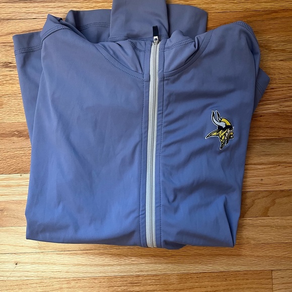 Cutter & Buck light purple Vikings Zip-Up Jacket - Picture 4 of 9